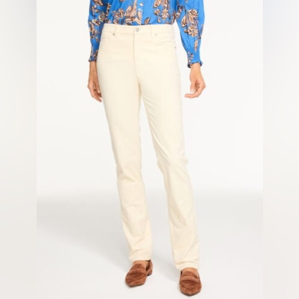 Talbots Ivory Corduroy Pants Size 2